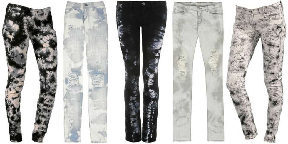 FRA VENSTRE: Genetic Denim (kr 1182), Current/Elliott (kr 3124), J Brand (kr 2107), J Brand (kr 2959), James Jeans (kr 1027). FRA VENSTRE: Genetic Denim (kr 1182), Current/Elliott (kr 3124), J Brand (kr 2107), J Brand (kr 2959), James Jeans (kr 1027).