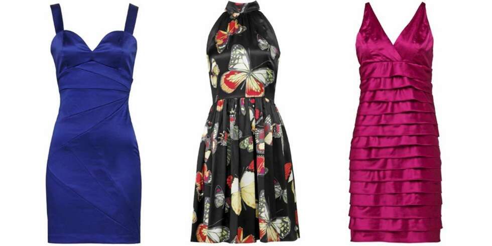 FRA VENSTRE. HogM (kr 299), Nina Jarebrink (kr 2899), Gina Tricot (kr 249). FRA VENSTRE. HogM (kr 299), Nina Jarebrink (kr 2899), Gina Tricot (kr 249).