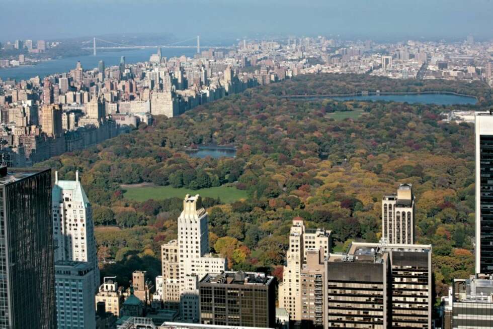 CENTRAL PARK: Fra Rockefeller Center har man flott utsikt over New Yorks Central park. CENTRAL PARK: Fra Rockefeller Center har man flott utsikt over New Yorks Central park.