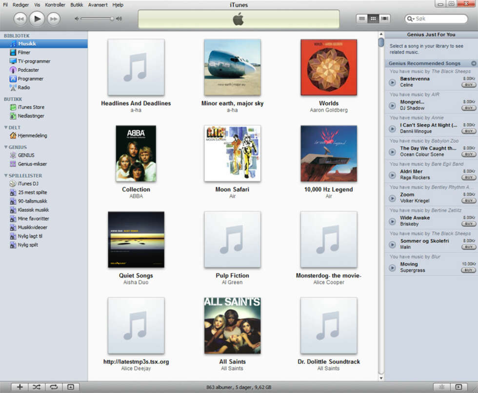 iPhone 3GS bruker selvsagt iTunes for å overføre innhold mellom PC og mobil. Noe annet valg har du heller ikke. iPhone 3GS bruker selvsagt iTunes for å overføre innhold mellom PC og mobil. Noe annet valg har du heller ikke.