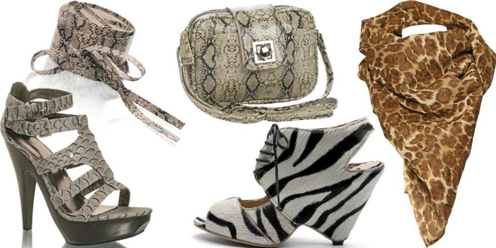 FRA VENSTRE: Sko fra Nelly Shoes (kr 349), belte fra Nelly Accessories (kr 199), vekse fra Accessorize (kr 259), sko fra Mango (kr 999), skjerf fra Friis & Co (kr 249). FRA VENSTRE: Sko fra Nelly Shoes (kr 349), belte fra Nelly Accessories (kr 199), vekse fra Accessorize (kr 259), sko fra Mango (kr 999), skjerf fra Friis & Co (kr 249).