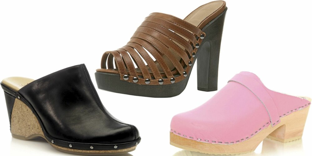 FRA VENSTRE: Clarks (kr 849), Topshop (kr 589), A. P. Produkter (kr 449). FRA VENSTRE: Clarks (kr 849), Topshop (kr 589), A. P. Produkter (kr 449).