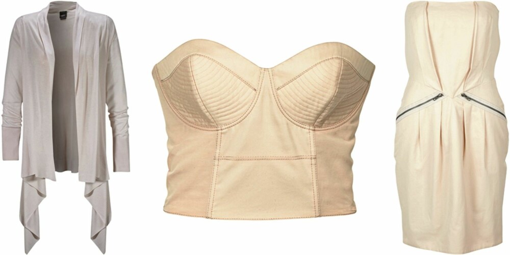 FRA VENSTRE: Esprit Collcetion (kr 599), H&M (kr 299), Selected Femme (kr 499). FRA VENSTRE: Esprit Collcetion (kr 599), H&M (kr 299), Selected Femme (kr 499).