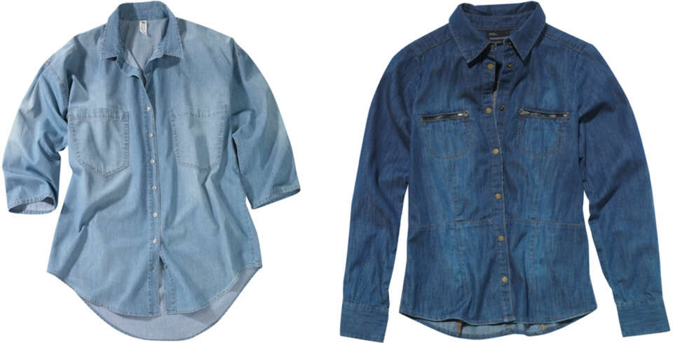 FRA VENSTRE: Gina Tricot (kr 199), Peak Performance (kr 1000). FRA VENSTRE: Gina Tricot (kr 199), Peak Performance (kr 1000).