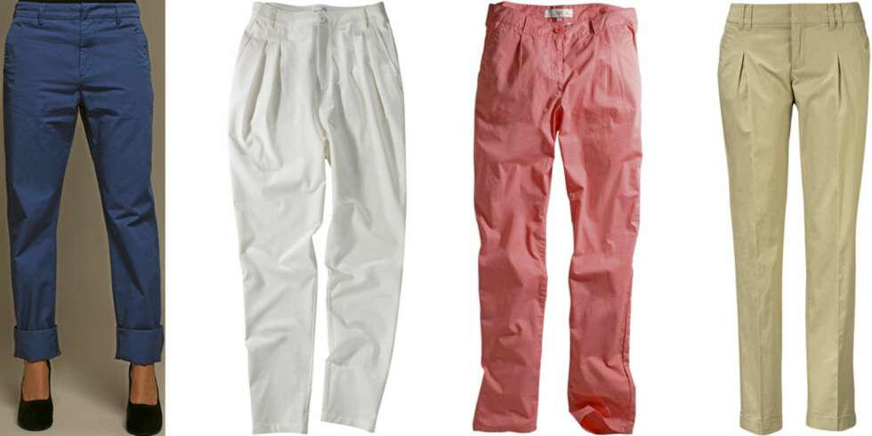FRA VENSTRE: Filippa K (kr 999), Gina Tricot (kr 349), JSFN (kr 199), Esprti Casual (kr 599). FRA VENSTRE: Filippa K (kr 999), Gina Tricot (kr 349), JSFN (kr 199), Esprti Casual (kr 599).