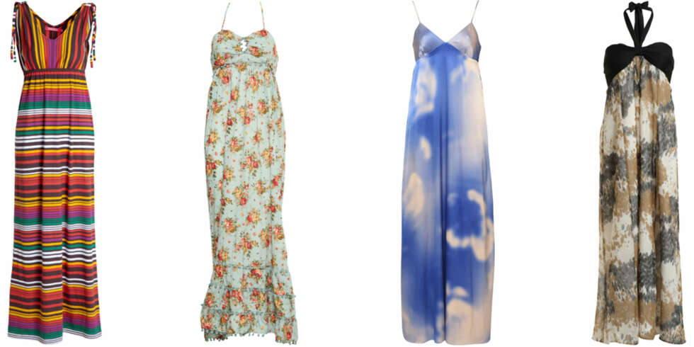 FRA VENSTRE: Indiska (kr 299), Rare Fashion (kr 399), Filippa K (kr 2400), Ellos (kr 499). FRA VENSTRE: Indiska (kr 299), Rare Fashion (kr 399), Filippa K (kr 2400), Ellos (kr 499).