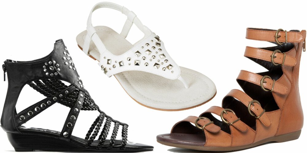 FRA VENSTRE: Bianco (kr 550), H&M (kr 149), Vagabond (kr 700). FRA VENSTRE: Bianco (kr 550), H&M (kr 149), Vagabond (kr 700).