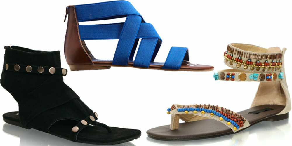 FRA VENSTRE: Vila (kr 349), Bianco (kr 450), Nelly Shoes (kr 199). FRA VENSTRE: Vila (kr 349), Bianco (kr 450), Nelly Shoes (kr 199).
