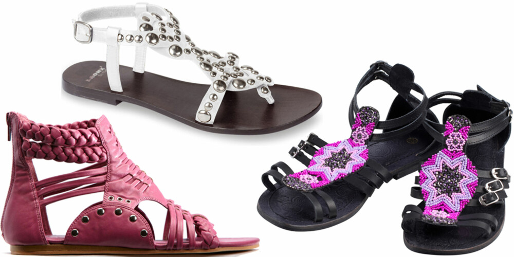 FRA VENSTRE: Bianco (kr 450), Bronx (kr 480), Indiska (kr 299). FRA VENSTRE: Bianco (kr 450), Bronx (kr 480), Indiska (kr 299).