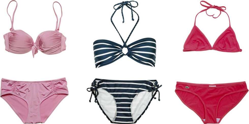 FRA VENSTRE: Lindex (kr 129/129), Cubus (kr 129/99), lacoste (kr 899/899). FRA VENSTRE: Lindex (kr 129/129), Cubus (kr 129/99), lacoste (kr 899/899).