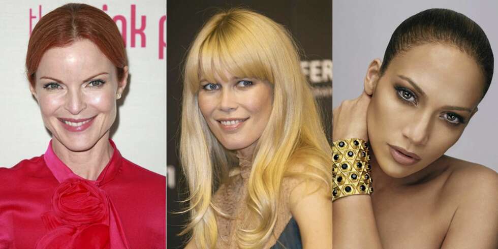 HUDTONER: Marcia Cross er lys i huden, Claudia Chiffer er mer gyllen, og latinobabe Jennifer Lopez har olivenfarget hudtone. HUDTONER: Marcia Cross er lys i huden, Claudia Chiffer er mer gyllen, og latinobabe Jennifer Lopez har olivenfarget hudtone.