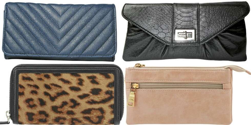FRA VENSTRE; Leopardprint fra Tosca Blu (kr 899), blå fra Friis (kr 199), lyserosa fra Lycke (kr 299), svart fra Friis (kr 299). FRA VENSTRE; Leopardprint fra Tosca Blu (kr 899), blå fra Friis (kr 199), lyserosa fra Lycke (kr 299), svart fra Friis (kr 299).