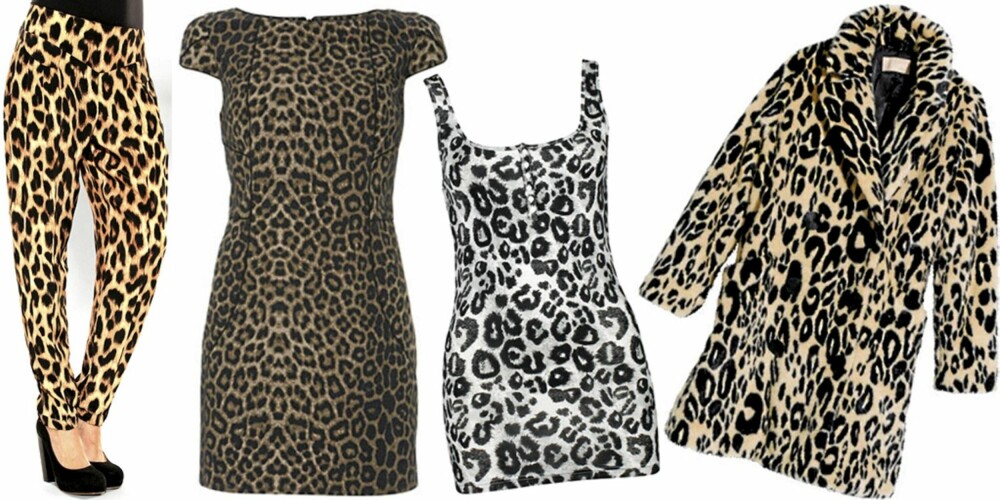 FRA VENSTRE: Bukse fra Motel (kr 599), kjole fra Warehouse (kr 535), singlet fra Bik Bok (kr 129), kåpe fra H&M (kr 999). FRA VENSTRE: Bukse fra Motel (kr 599), kjole fra Warehouse (kr 535), singlet fra Bik Bok (kr 129), kåpe fra H&M (kr 999).