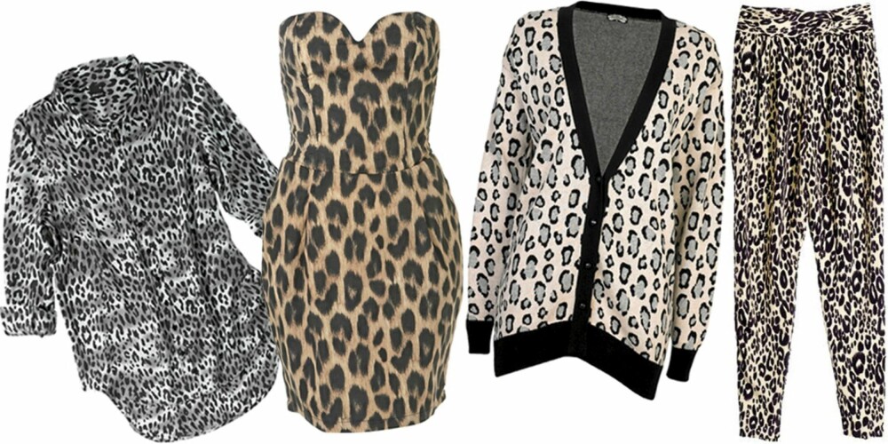 FRA VENSTRE: Skjorte fra Gina Tricot (kr 199), kjole fra Topshop (kr 280), kardigan fra Bik Bok (kr 249), bukse fra H&M (kr 399). FRA VENSTRE: Skjorte fra Gina Tricot (kr 199), kjole fra Topshop (kr 280), kardigan fra Bik Bok (kr 249), bukse fra H&M (kr 399).