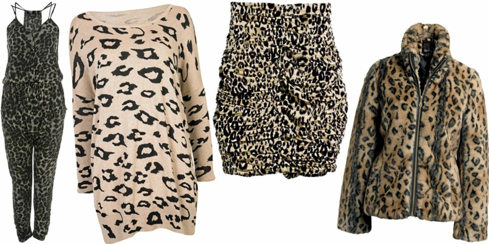 FRA VENSTRE: Buksedress fra Topshop (kr 389), genser fra Cubus (kr 299), skjørt fra H&M (kr 249), jakke fra Ellos (kr 599). FRA VENSTRE: Buksedress fra Topshop (kr 389), genser fra Cubus (kr 299), skjørt fra H&M (kr 249), jakke fra Ellos (kr 599).