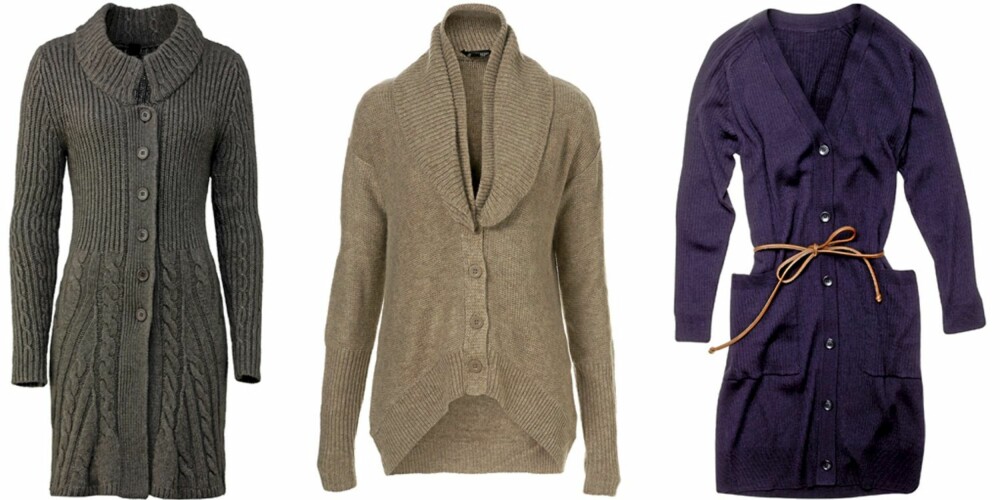 FRA VENSTRE: Ricco Vero (kr 1399), Topshop (kr 430), HM (kr 499). FRA VENSTRE: Ricco Vero (kr 1399), Topshop (kr 430), HM (kr 499).