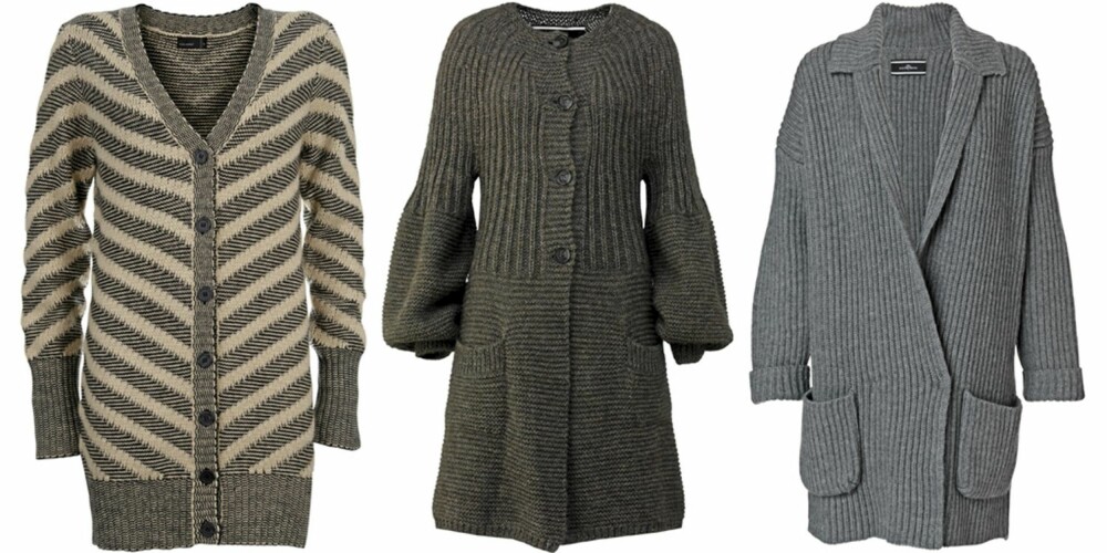 FRA VENSTRE: Vero Moda (kr 400), By Malene Birger (kr 1999), By Malene Birger (kr 2399). FRA VENSTRE: Vero Moda (kr 400), By Malene Birger (kr 1999), By Malene Birger (kr 2399).