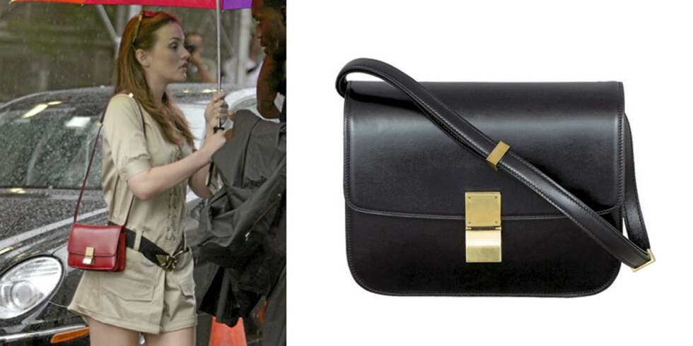 IT-VESKEN: Leighton Meester har skaffet seg årets trendveske, nemlig Classic Box Bag fra Céline. IT-VESKEN: Leighton Meester har skaffet seg årets trendveske, nemlig Classic Box Bag fra Céline.