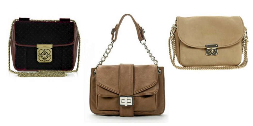 FRA VENSTRE: Chloé Elsie (kr 9782), Zara (kr 399) og Asos (kr 1200) FRA VENSTRE: Chloé Elsie (kr 9782), Zara (kr 399) og Asos (kr 1200)
