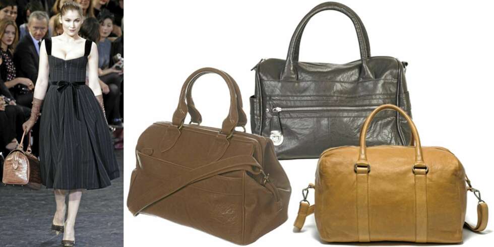 FRA VENSTRE: På catwalken til Louis Vuitton, Topshop (kr 380), Bik Bok (kr 299), Mango (kr 1499). FRA VENSTRE: På catwalken til Louis Vuitton, Topshop (kr 380), Bik Bok (kr 299), Mango (kr 1499).