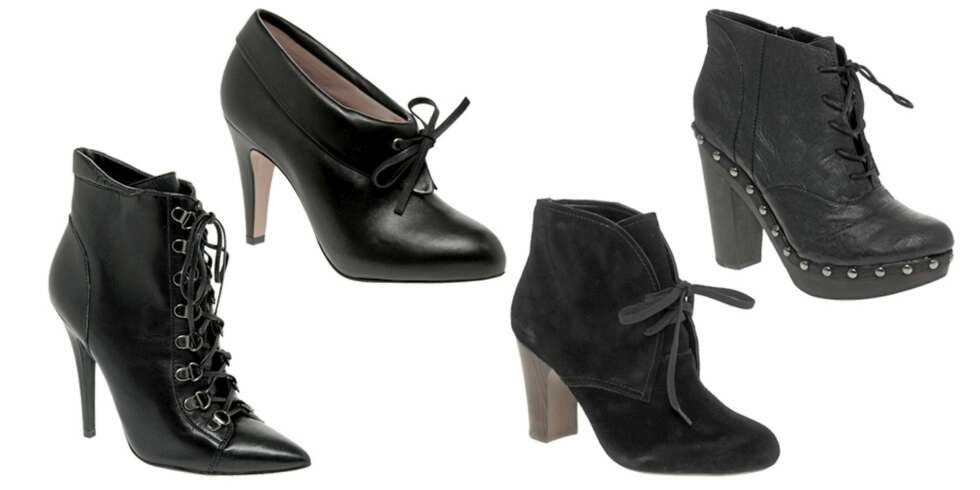 FRA VENSTRE: Aldo (kr 874), French Connection (kr 1288), Shellys (kr 690), French Connection (kr 1196). FRA VENSTRE: Aldo (kr 874), French Connection (kr 1288), Shellys (kr 690), French Connection (kr 1196).