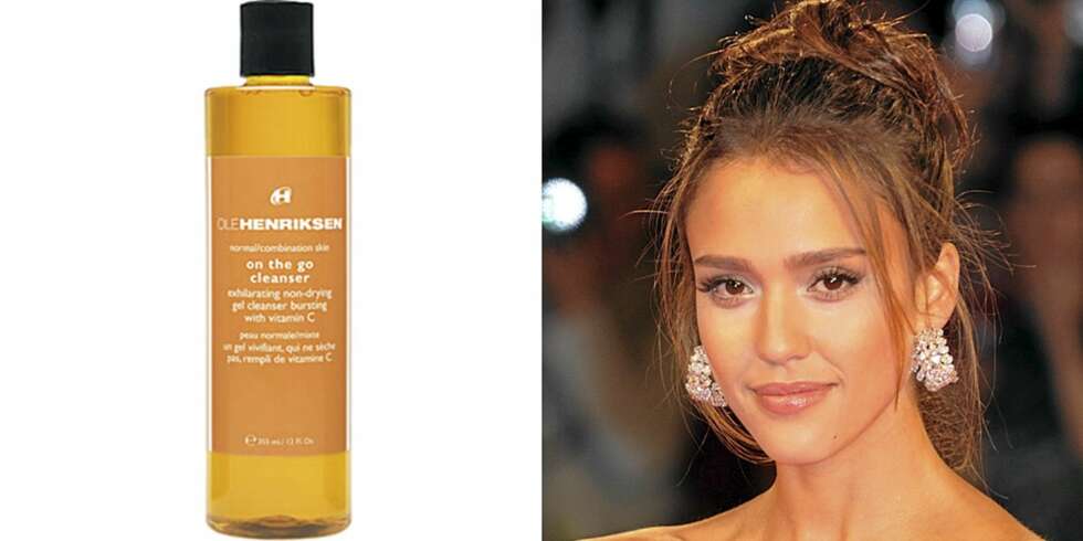 JESSICA ALBA: Elsker Ole Henriksen On The Go Cleanser (kr 320). JESSICA ALBA: Elsker Ole Henriksen On The Go Cleanser (kr 320).