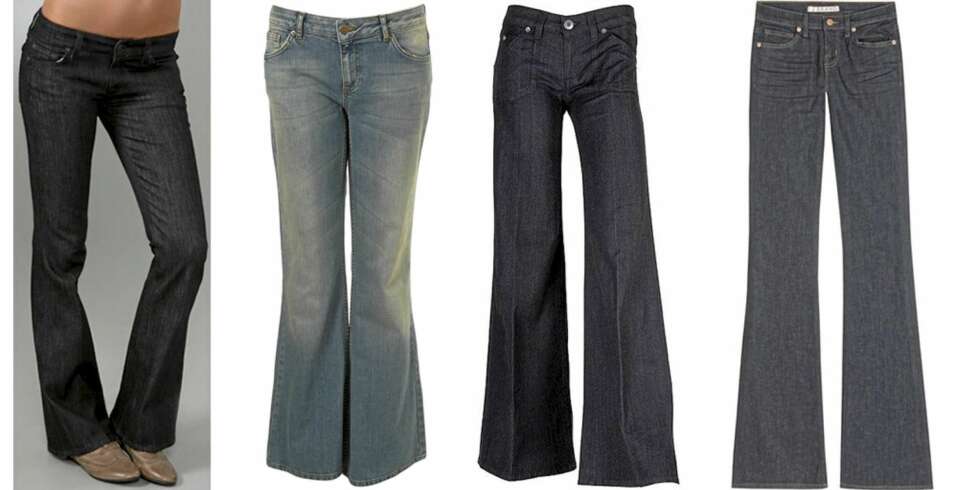 FRA VENSTRE: 7 For All Mankind (kr 1099), Topshop (kr 559), Hudson (kr 1800), J Brand (kr 1900). FRA VENSTRE: 7 For All Mankind (kr 1099), Topshop (kr 559), Hudson (kr 1800), J Brand (kr 1900).