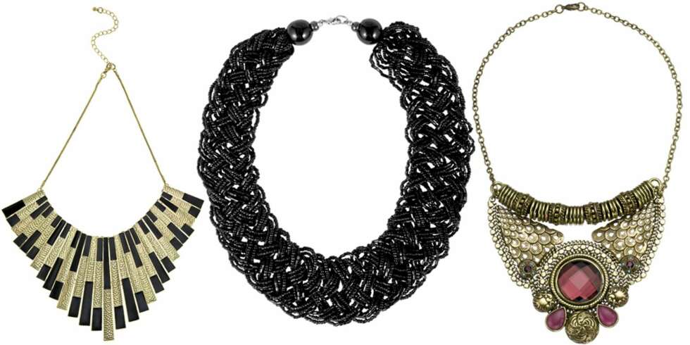 FRA VENSTRE: French Connection (kr 375), Indiska (kr 79), Accessorize (kr 155). FRA VENSTRE: French Connection (kr 375), Indiska (kr 79), Accessorize (kr 155).