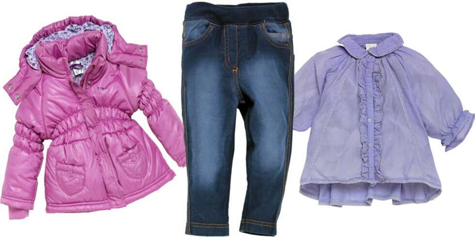 FRA VENSTRE: Jakke fra Mexx (kr 399), jenstights fra Lindex (kr 79,50), bluse fra Lindex (kr 149). FRA VENSTRE: Jakke fra Mexx (kr 399), jenstights fra Lindex (kr 79,50), bluse fra Lindex (kr 149).