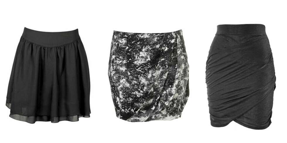 FRA VENSTRE: Skjørt fra Cubus (kr 299), skjørt fra Topshop (kr 335) og skjørt fra Gina Tricot (kr 249). FRA VENSTRE: Skjørt fra Cubus (kr 299), skjørt fra Topshop (kr 335) og skjørt fra Gina Tricot (kr 249).