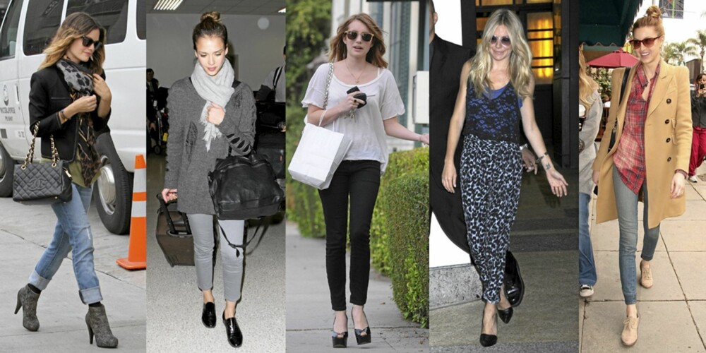 ANKELLENGDE: Rachel Bilson, Jessica Alba, Emma Roberts, SIenna Miller og Whitney Port har lagt sin elsk på de korte buksene. ANKELLENGDE: Rachel Bilson, Jessica Alba, Emma Roberts, SIenna Miller og Whitney Port har lagt sin elsk på de korte buksene.