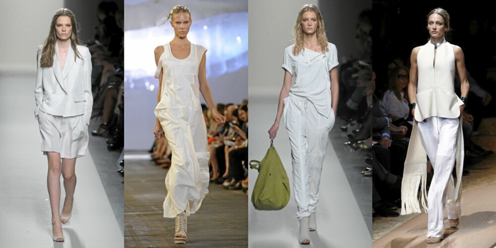 HELHVITT: Hvite anterkk fra Bottega Veneta, Alexander Wang og Celine. HELHVITT: Hvite anterkk fra Bottega Veneta, Alexander Wang og Celine.