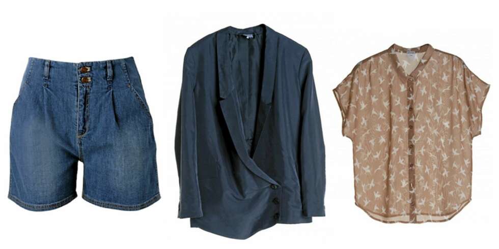 FRA VENSTRE: Shorts fra GIna Tricot (kr 399), blazer fra Monki (kr 500) og topp fra Monki (kr 300). FRA VENSTRE: Shorts fra GIna Tricot (kr 399), blazer fra Monki (kr 500) og topp fra Monki (kr 300).