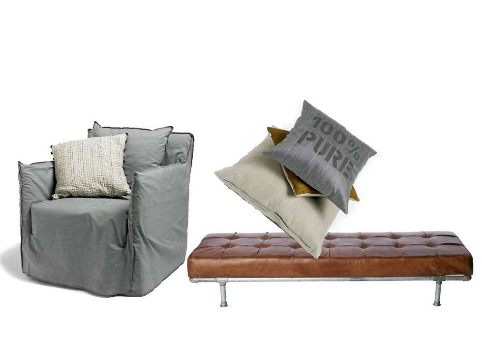 SITTEPLASS: Stolen Ghost fra Verket Interiør. Pris kr 7750,-. Benken er fra House Doctor. Pris kr 17.700,-. Stor linpute fra Verket Interiør. Pris kr 698,-. Velurpute fra R.O.O.M. Pris kr 390,-. Pute med tekst fra Verket Interiør. Pris kr. 498,-. SITTEPLASS: Stolen Ghost fra Verket Interiør. Pris kr 7750,-. Benken er fra House Doctor. Pris kr 17.700,-. Stor linpute fra Verket Interiør. Pris kr 698,-. Velurpute fra R.O.O.M. Pris kr 390,-. Pute med tekst fra Verket Interiør. Pris kr. 498,-.
