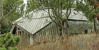 SKJEVT: Hytta ser skjev ut og det er planlagt. SKJEVT: Hytta ser skjev ut og det er planlagt.