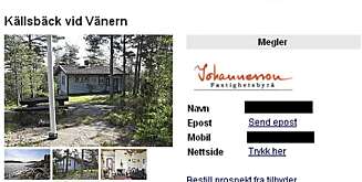 SVENSK: 40 kvadratmeter, 200 meter fra Vänern til 462.700 kroner. SVENSK: 40 kvadratmeter, 200 meter fra Vänern til 462.700 kroner.