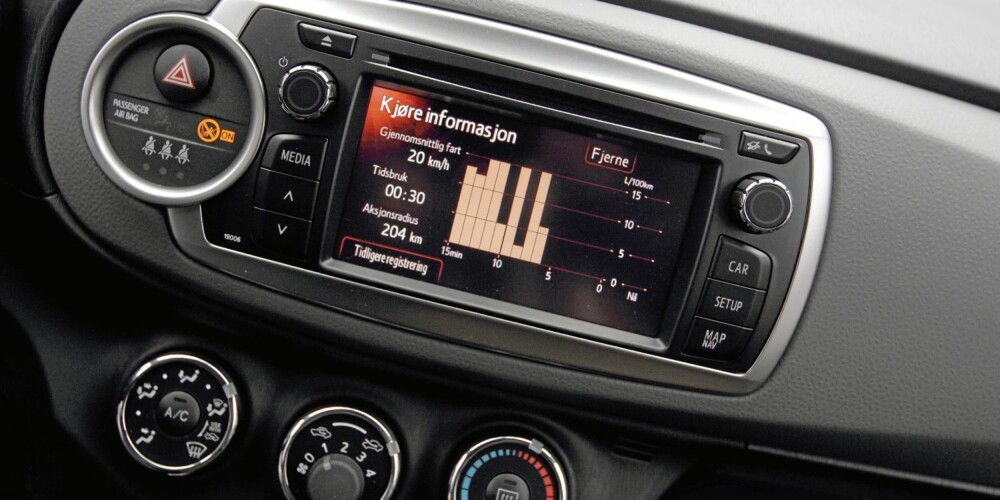 APP: Flere app¿er for Toyota Touch & Go vil være tilgjengelig for nedlastning fra lansering, slik som drivstoffpriser, vær- og parkeringsinformasjon. I tillegg har en spesifikk Facebook-app blitt utviklet for å la Yaris-eiere være i stand til å holde kontakten med 180 millioner Facebook-brukere i Europa. APP: Flere app¿er for Toyota Touch & Go vil være tilgjengelig for nedlastning fra lansering, slik som drivstoffpriser, vær- og parkeringsinformasjon. I tillegg har en spesifikk Facebook-app blitt utviklet for å la Yaris-eiere være i stand til å holde kontakten med 180 millioner Facebook-brukere i Europa.