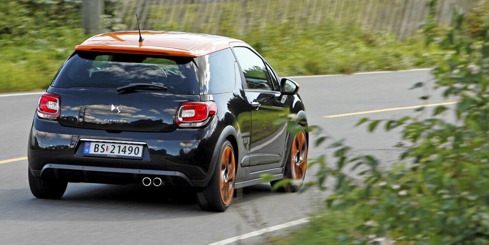 SYLSKARP: At Citroën har jobbet mye med hjulopphenget i DS3 Racing merkes. En skikkelig gokart for veien. SYLSKARP: At Citroën har jobbet mye med hjulopphenget i DS3 Racing merkes. En skikkelig gokart for veien.