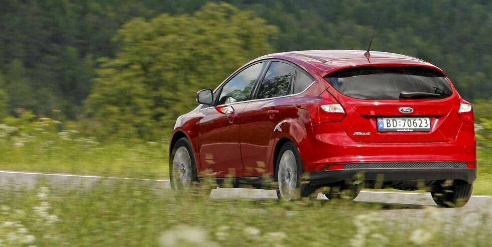 GOD PÅ VEIEN: Nye Ford Focus har blitt mer voksen enn forgjengeren og er blitt mer komfortabel. GOD PÅ VEIEN: Nye Ford Focus har blitt mer voksen enn forgjengeren og er blitt mer komfortabel.