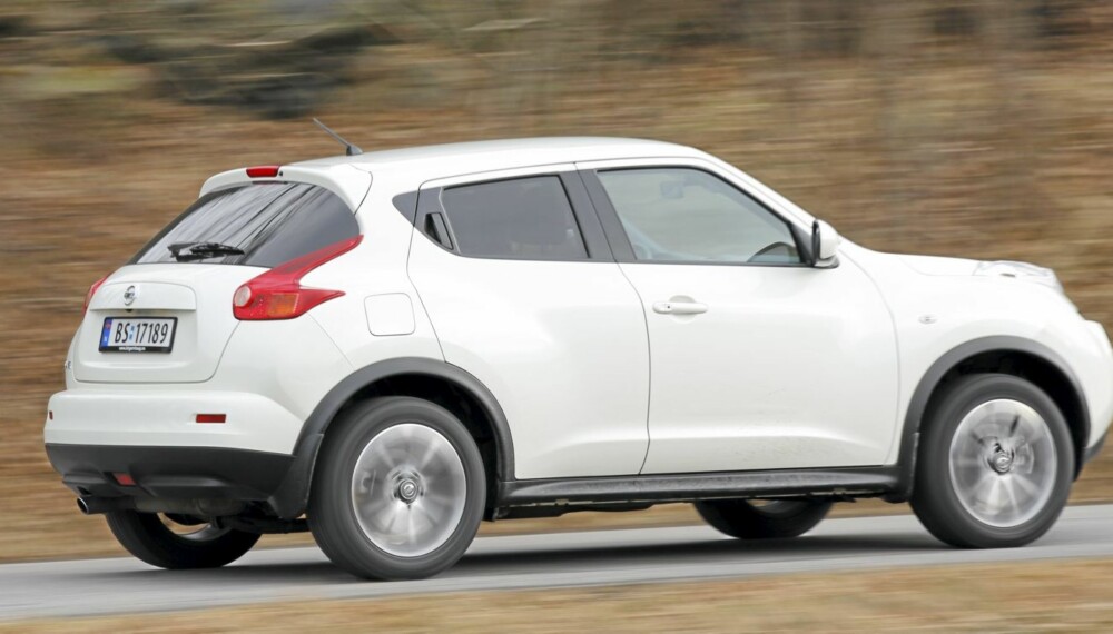 SPESIELL: Nissan Juke er utvilsomt spesiell, men vi har til gode å møte noen som syntes den er pen. SPESIELL: Nissan Juke er utvilsomt spesiell, men vi har til gode å møte noen som syntes den er pen.