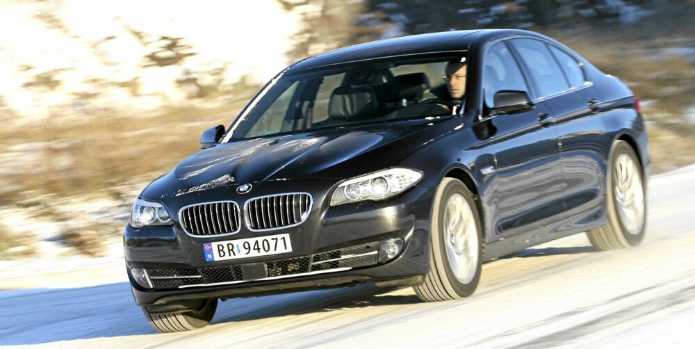 KARAKTERISTISK: BMW er dyktige til å holde på en egen stil. Du er aldri i tvil om at en 5-serie er en BMW. KARAKTERISTISK: BMW er dyktige til å holde på en egen stil. Du er aldri i tvil om at en 5-serie er en BMW.