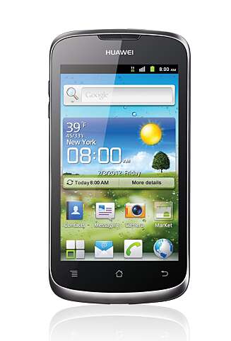 STOR SKJERM: Huawei U8815 Ascend G300 byr på 4 tommers skjerm. STOR SKJERM: Huawei U8815 Ascend G300 byr på 4 tommers skjerm.