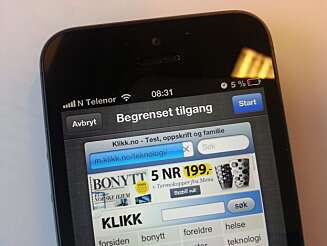SPERRE: Endelig kan du låne bort iOS-dingsen din uten å være redd for at noen tvitrer i ditt navn eller skriver morsomheter på din Facebook-profil. SPERRE: Endelig kan du låne bort iOS-dingsen din uten å være redd for at noen tvitrer i ditt navn eller skriver morsomheter på din Facebook-profil.