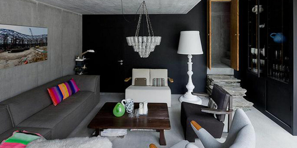 TRENDY: Det mangler ikke på stil og komfort i denne bunkersen. TRENDY: Det mangler ikke på stil og komfort i denne bunkersen.