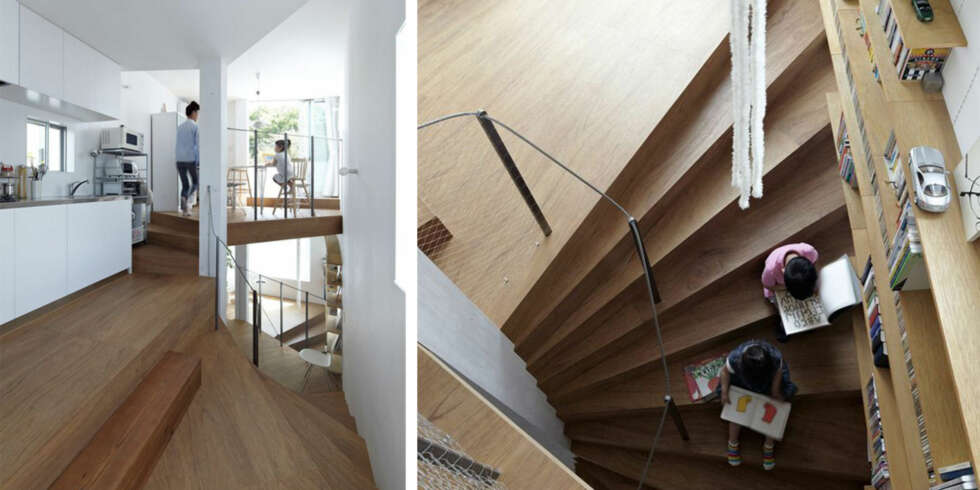 HOVEDPUNKT: Det er liten tvil om at i dette huset er det trappen som får lov å spille førstefiolin. HOVEDPUNKT: Det er liten tvil om at i dette huset er det trappen som får lov å spille førstefiolin.
