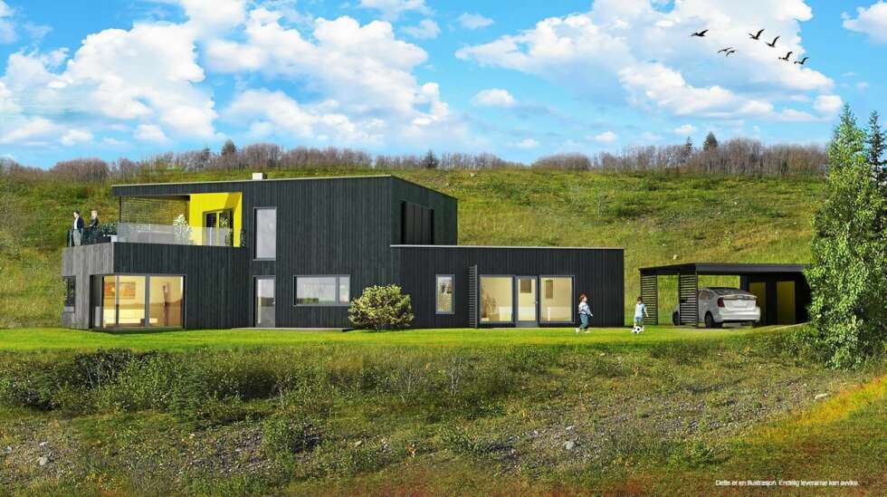 NOMINERT TIL PRIS: Løvset-modellen fra Norgeshus/Gauldal Bygg var et av de tre husene som Boligprodusentene nominerte til Årets boligprosjekt 2012. NOMINERT TIL PRIS: Løvset-modellen fra Norgeshus/Gauldal Bygg var et av de tre husene som Boligprodusentene nominerte til Årets boligprosjekt 2012.