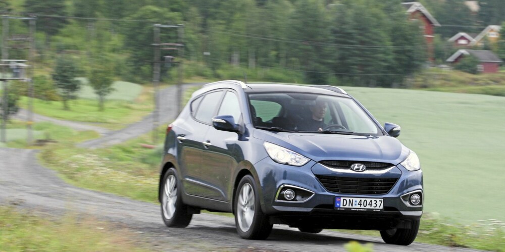 KJØREGLAD: Hyundai ix35 er blant de mest kjøreglade SUV-ene på markedet. KJØREGLAD: Hyundai ix35 er blant de mest kjøreglade SUV-ene på markedet.