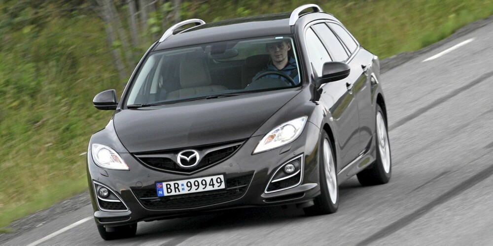 SPORTSLIG: Kjøreegenskapene hører med blant Mazda 6' gode sider. SPORTSLIG: Kjøreegenskapene hører med blant Mazda 6' gode sider.