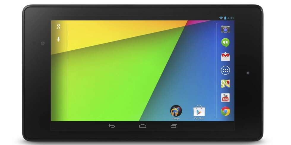 KOMPAKT: Nexus 7 er et lite og kompakt nettbrett med Android 4.3. KOMPAKT: Nexus 7 er et lite og kompakt nettbrett med Android 4.3.