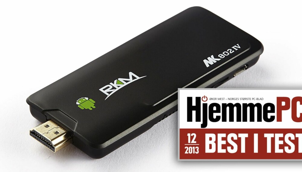 BEST i TEST: Rikomagic MK802 IV kommer best ut i vår test, men er ikke perfekt. BEST i TEST: Rikomagic MK802 IV kommer best ut i vår test, men er ikke perfekt.